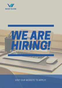 Rand Water Vacancies – Available Positions in Utility Company